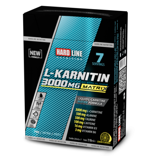 Hardline Hardline L-Karnitin Matrix 3000 Mg 7 Ampül