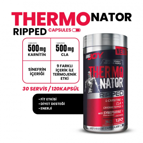 BigJoy Sports BigJoy Thermonator Ripped 120 Kapsül