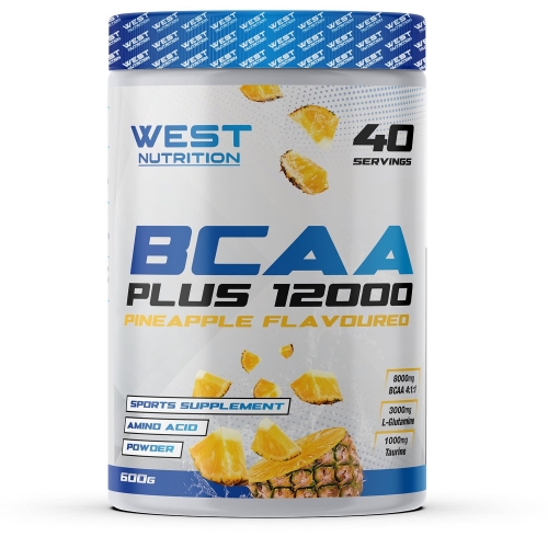 West West Nutrition BCAA Plus 12000 Glutamin Taurin 600 Gr