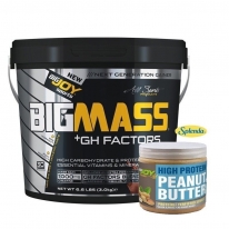 BigJoy Sports Big Joy Big Mass +GH Factors 3000 Gr + Yer Fıstığı Ezmesi Hediyeli