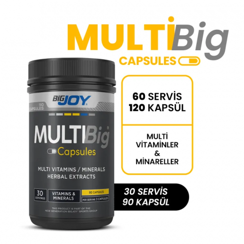 BigJoy Sports BigJoy Sports Multibig Vitamin Mineral 90 Kapsül