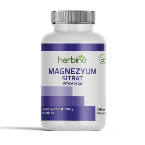 Herbina Herbina Magnezyum Sitrat 120 Tablet