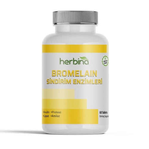 Herbina Herbina Bromelain Sindirim Enzimleri 60 Tablet