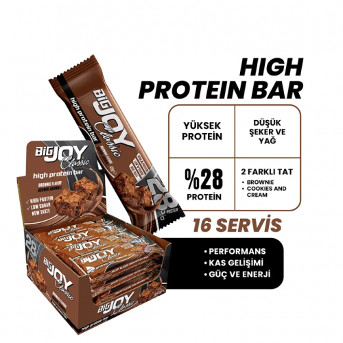 BigJoy Sports BigJoy Classic High Protein Bar 45 Gr 16 Adet