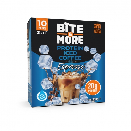 Bite & More Bite & More Espresso Proteinli Soğuk Kahve 10x33 Gr