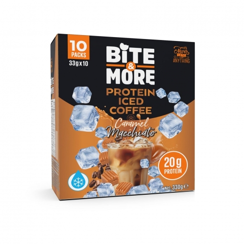 Bite & More Bite & More Caramel Macchiato Proteinli Soğuk Kahve 10x33 Gr